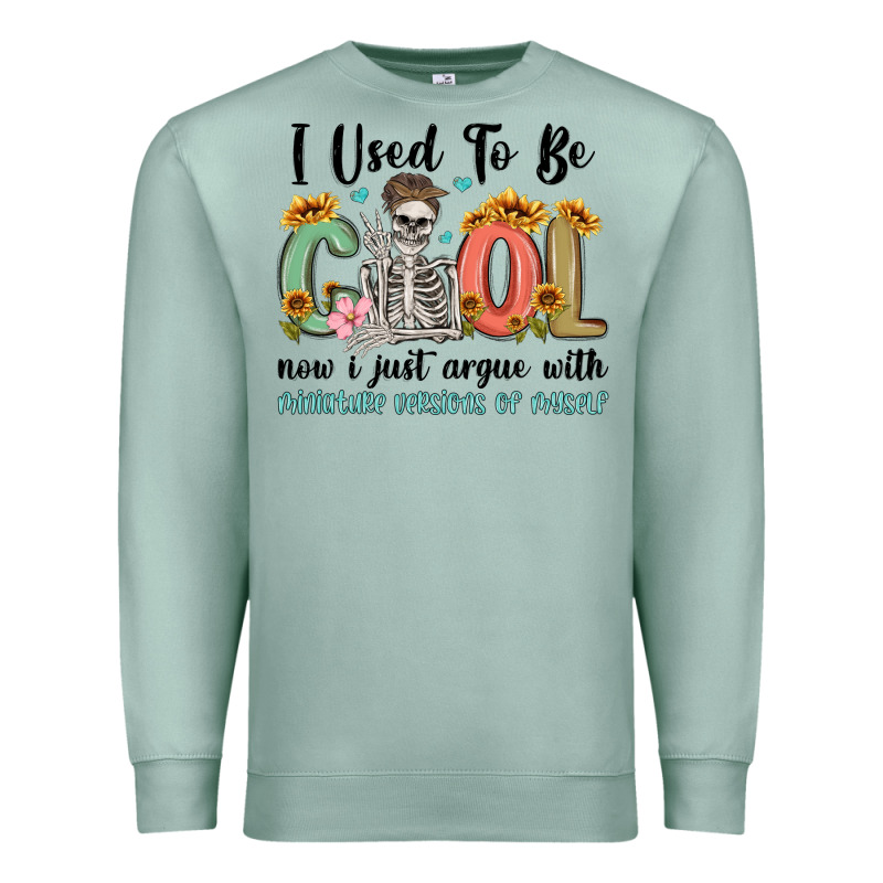 I Used To Be Cool Now I Just Argue With Miniature Premium Sweatshirt by MaliasSmallBusiness | Teevron