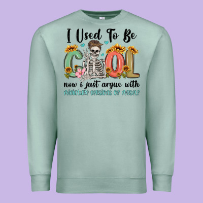 I Used To Be Cool Now I Just Argue With Miniature Premium Sweatshirt Designed By Maliassmallbusiness