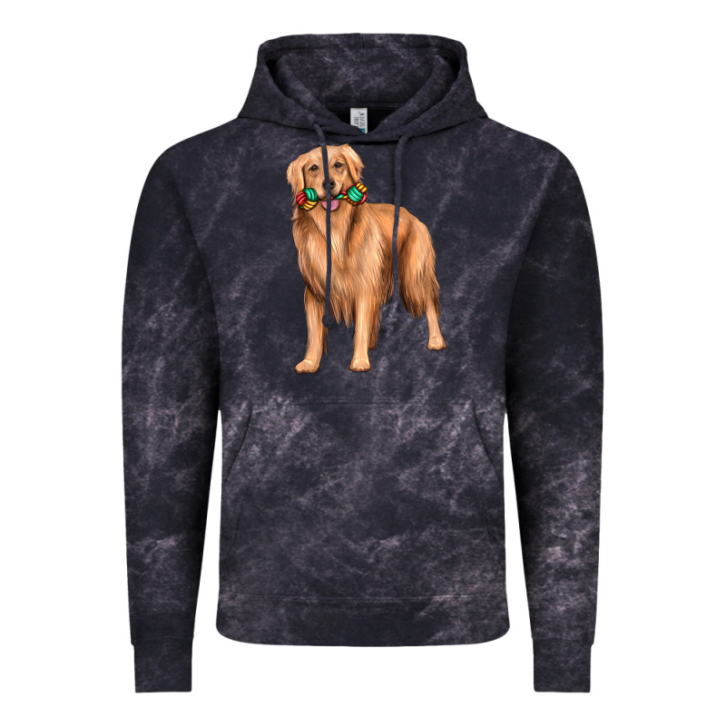 Golden Retriever With Toys Vintage Hoodie by texasbilliewilder | Teevron