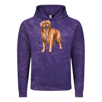 Cloud Purple golden retriever with toys Vintage Hoodie - texasbilliewilder