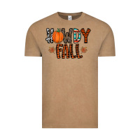 Vintage Coffee howdy fall Vintage Tee - CowhideDigitalArt