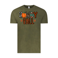 Vintage Olive howdy fall Vintage Tee - CowhideDigitalArt