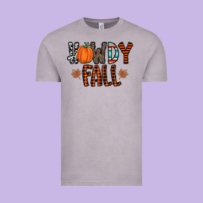 Howdy Fall Vintage Tee Designed By Cowhidedigitalart