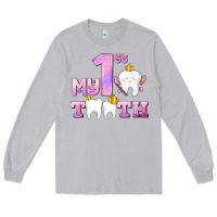 Moon Dust my first tooth with teeth for girls Long Sleeve Tee - AdoDesignShop