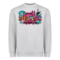 Heather Grey small business mama Heavyweight Sweatshirt - Zillion Design Studio