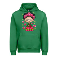 Emerald Mexican Girl Urban Hoodie - texasbilliewilder