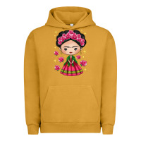 Pigment Peanut Butter Mexican Girl Urban Hoodie - texasbilliewilder