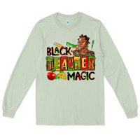 Matcha black teacher  magic Long Sleeve Tee - AdoDesignShop