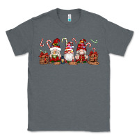 Charcoal Heather Christmas Gnomes Classic Tee - Artiststas