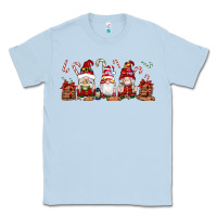 Dusty Blue Christmas Gnomes Classic Tee - Artiststas