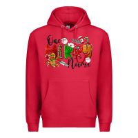 Cardinal One Merry Nurse Premium Hoodie - LillyAllenDesigns