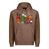 Chestnut One Merry Nurse Premium Hoodie - LillyAllenDesigns