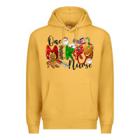 Mustard One Merry Nurse Premium Hoodie - LillyAllenDesigns