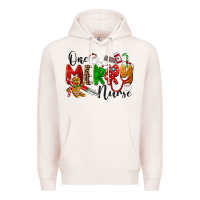 Pale Pink One Merry Nurse Premium Hoodie - LillyAllenDesigns