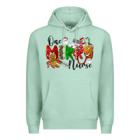 Seafoam One Merry Nurse Premium Hoodie - LillyAllenDesigns