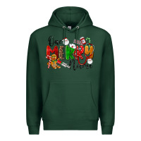 Sports Green One Merry Nurse Premium Hoodie - LillyAllenDesigns