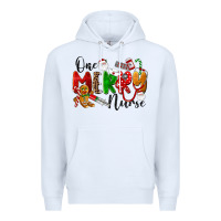 White One Merry Nurse Premium Hoodie - LillyAllenDesigns