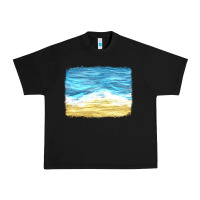 Black glitter beach background Urban Heavy Tee - HRA Design Shop