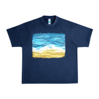 Navy glitter beach background Urban Heavy Tee - HRA Design Shop