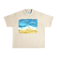Sandshell glitter beach background Urban Heavy Tee - HRA Design Shop