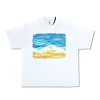 White glitter beach background Urban Heavy Tee - HRA Design Shop