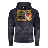 Cloud Black life is better with a bulldog Vintage Hoodie - RanaPortraitStore