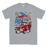 Heather Grey 4th of july truck  1 Classic Tee - BundleAndBundleShop
