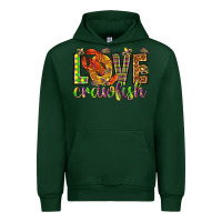 Forest Green Mardi Gras love crawfish Urban Hoodie - NancyCooperArtShop