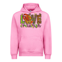 Fuchsia Pink Mardi Gras love crawfish Urban Hoodie - NancyCooperArtShop