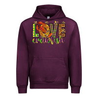 Mauve Wine Mardi Gras love crawfish Urban Hoodie - NancyCooperArtShop