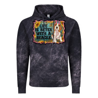 Cloud Black life is better with a beagle Vintage Hoodie - RanaPortraitStore