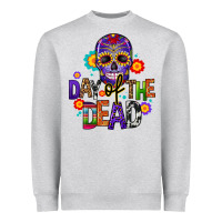 Heather Grey day of the dead mexico Heavyweight Sweatshirt - CTS Tumbler Store