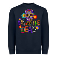 Navy day of the dead mexico Heavyweight Sweatshirt - CTS Tumbler Store