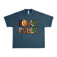 Midnight Navy holly jolly Urban Heavy Tee - FaDigitalArtStudio