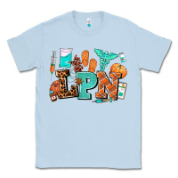 Dusty Blue lpn fall nurse with Classic Tee - AdoDesignShop