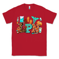 Red lpn fall nurse with Classic Tee - AdoDesignShop