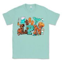 Seafoam lpn fall nurse with Classic Tee - AdoDesignShop