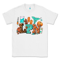 White lpn fall nurse with Classic Tee - AdoDesignShop