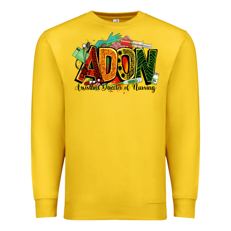 Adon Assistant Director Of Nursing Juneteenth Premium Sweatshirt by NancyCooperArtShop | Teevron