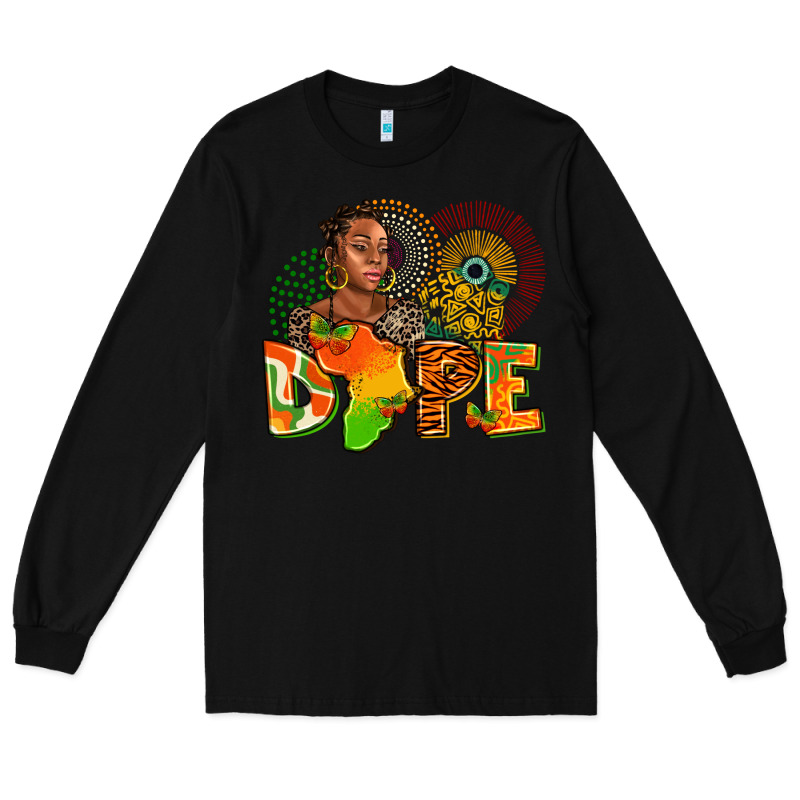 Dope Juneteenth Long Sleeve Tee by AdoDesignShop | Teevron