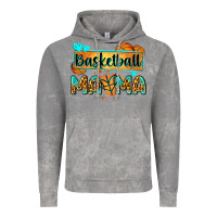 Cloud Rock basketball mama with leopard Vintage Hoodie - Zillion Design Studio