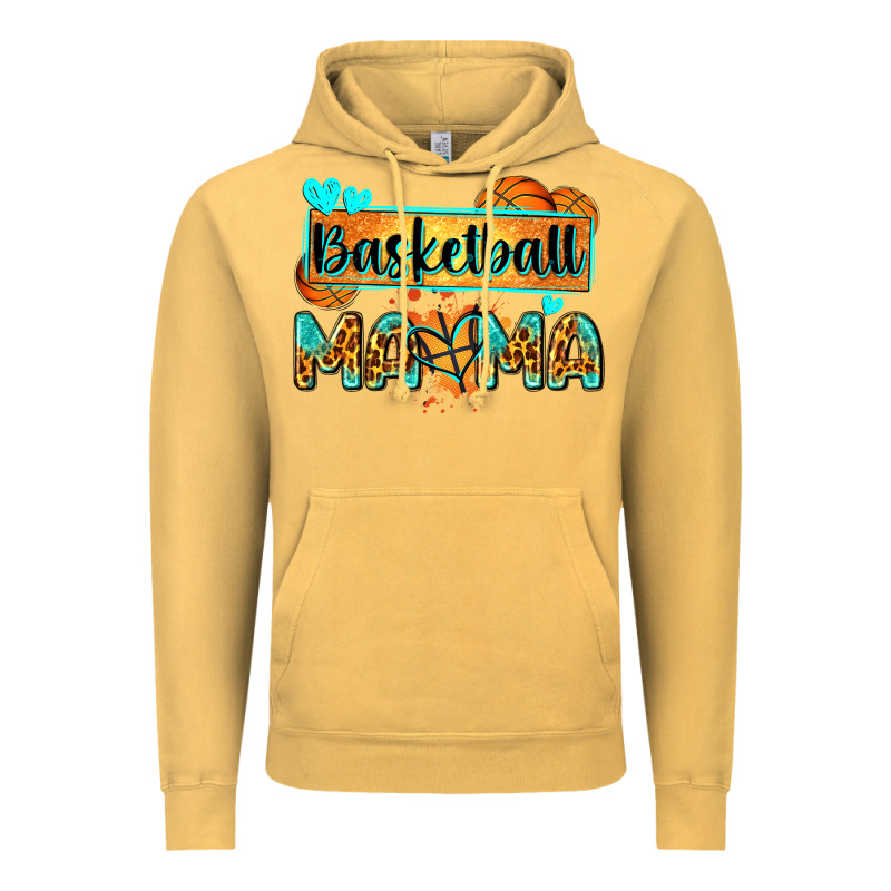 Basketball Mama With Leopard Vintage Hoodie by Zillion Design Studio | Teevron