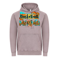 Vintage Zinc basketball mama with leopard Vintage Hoodie - Zillion Design Studio