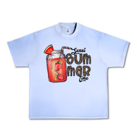 Grape Ice summer Urban Heavy Tee - CowhideDigitalArt