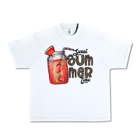 White summer Urban Heavy Tee - CowhideDigitalArt