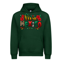 Forest Green Viva Mexico Cinco De Mayo Urban Hoodie - texasbilliewilder