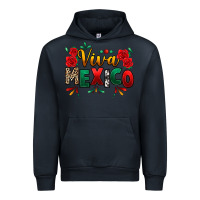 Navy Viva Mexico Cinco De Mayo Urban Hoodie - texasbilliewilder
