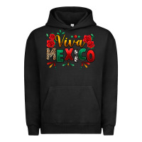 Pigment Black Viva Mexico Cinco De Mayo Urban Hoodie - texasbilliewilder