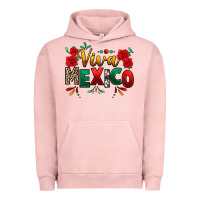 Pigment Salmon Viva Mexico Cinco De Mayo Urban Hoodie - texasbilliewilder