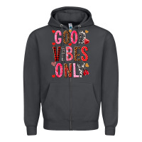 Smoke good vibes only Zipper Hoodie - NancyCooperArtShop